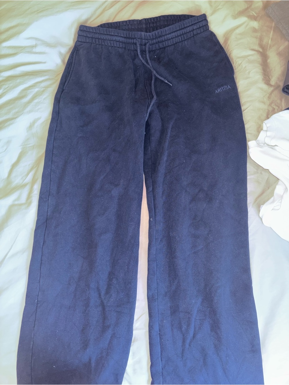 Aritzia Navy Blue Kids Sweatpants with Drawstring Waist